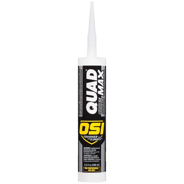 OSI Quad Max 9.5 Oz 1868684 White Window, Door & Siding Sealant Caulk