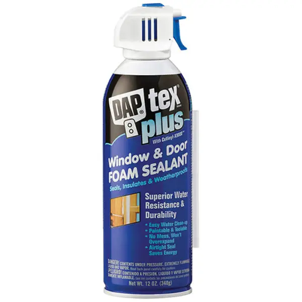 12 Oz Dap 18836 Daptex MultiPurpose Foam Sealant Caulk and Sealants, Foam Sealants
