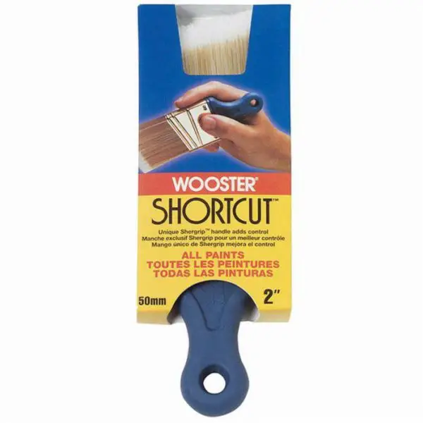 White Wooster Brush Q3211-2 Shortcut Angle Sash Paintbrush 2-Inch 2 Pack 2 Inch