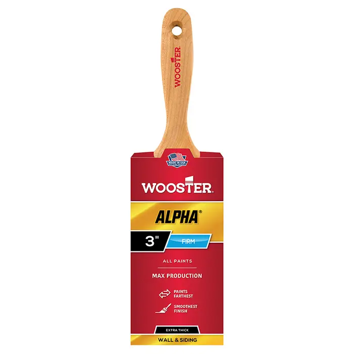 3" Wooster Brush Company 4234 Alpha Micro Tip Wall Paint Brush