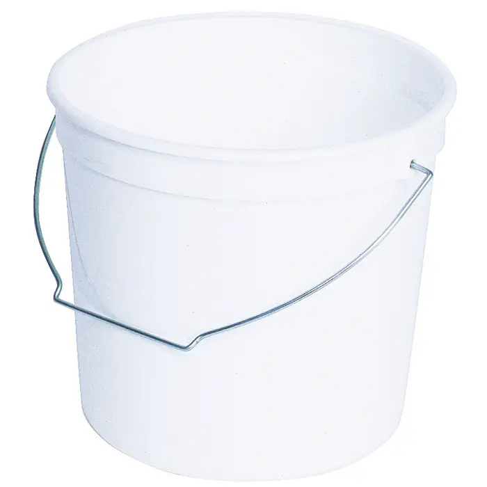 2.5 Qt Encore Plastics 62080 White Encore Plastics Plastic Pail with