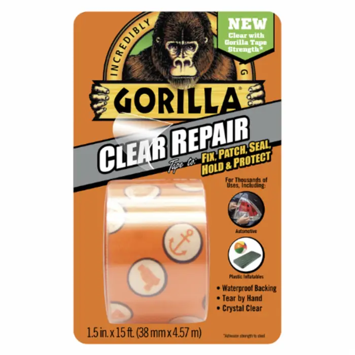 1.4" x 5 Yds Gorilla Glue 6015002 Clear Gorilla Glue Repair Tape