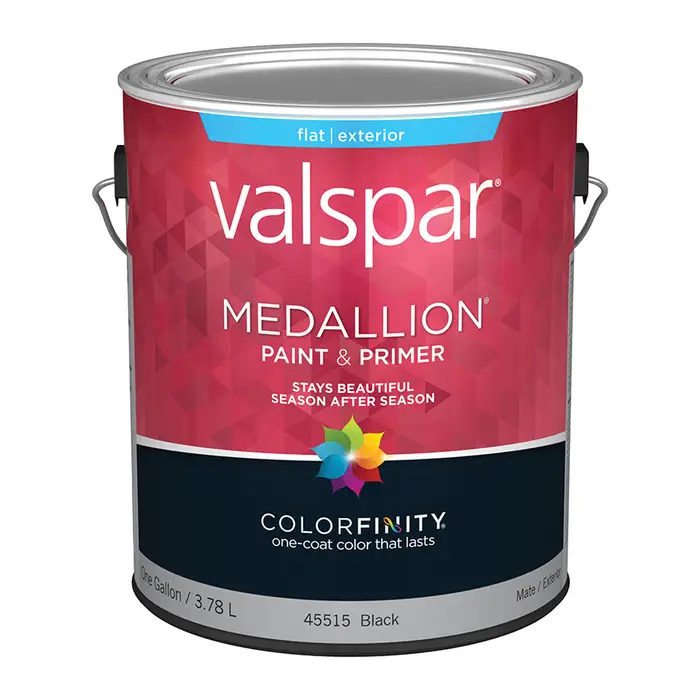 1 Gal Valspar 45515 Black Medallion 100 Acrylic Exterior 1 Gal Valspar 45515 Black Medallion 100 Acrylic Exterior