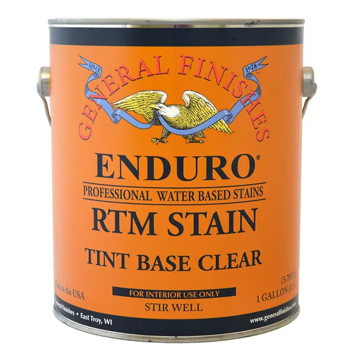 1 Gal General Finishes GTBC Clear Tint Base Enduro RTM WaterBased Wood