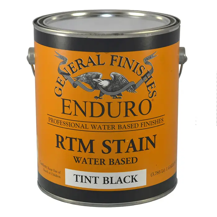 Pallet (180 ct) of 1 Gal General Finishes GTB Tint Black Enduro RTM