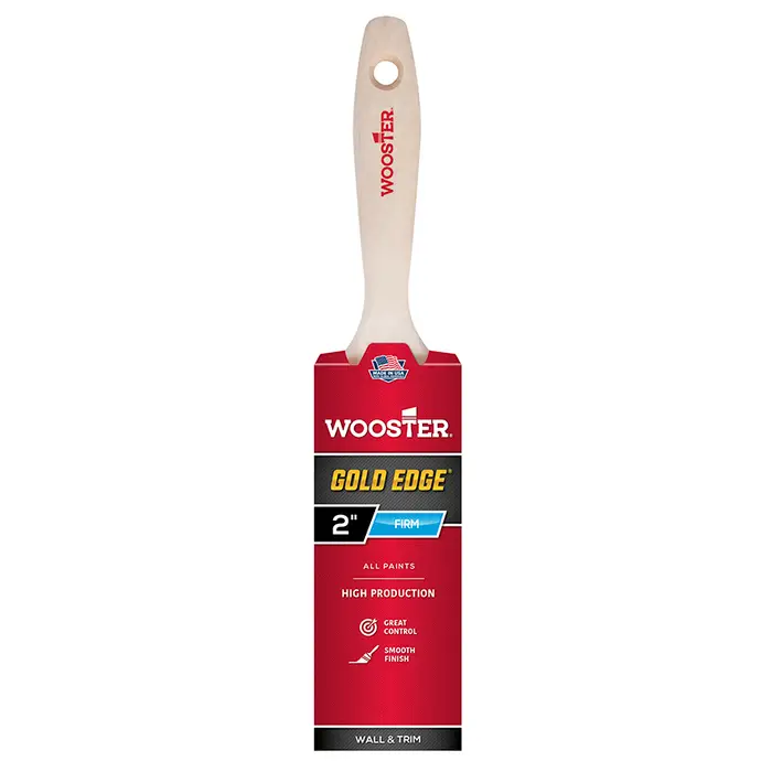 2" Wooster 5232 Gold Edge Varnish Flat Sash Paint Brush Applicators