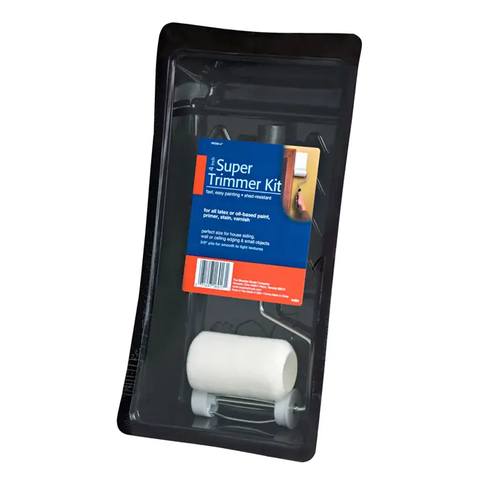 4" Wooster RR394 Super DooZ Trimmer Roller Kit, 3 Piece Applicators, Painting Sets, Roller
