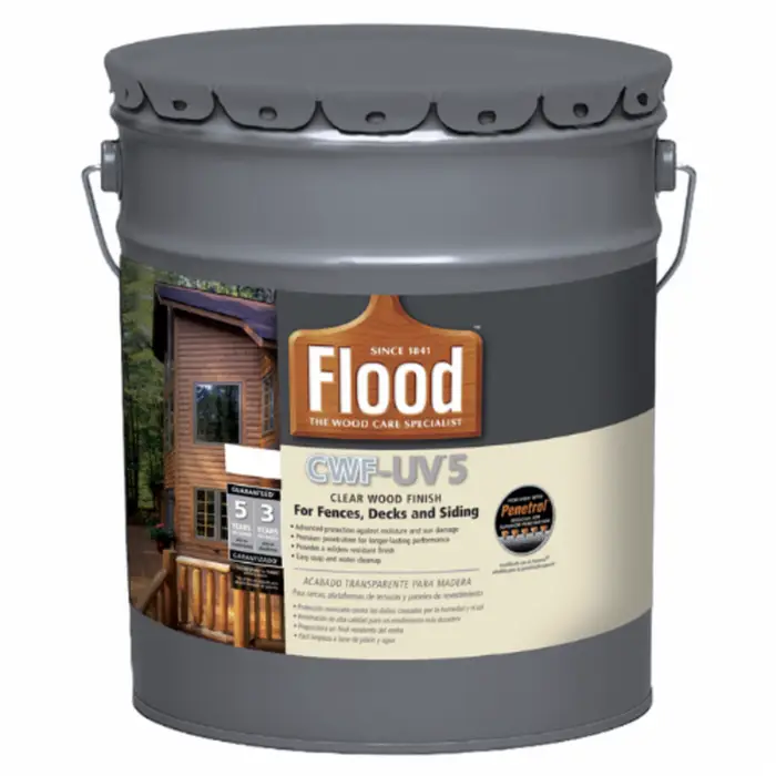 5 Gal Flood FLD565 Natural CWFUV5 Exterior Clear Wood Finish