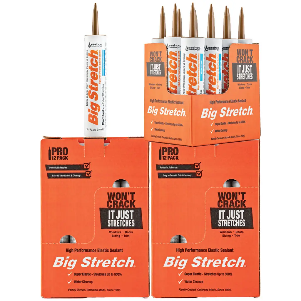 36Pack of 10.5 Oz Sashco 10018 Wood tone Big Stretch WaterBased