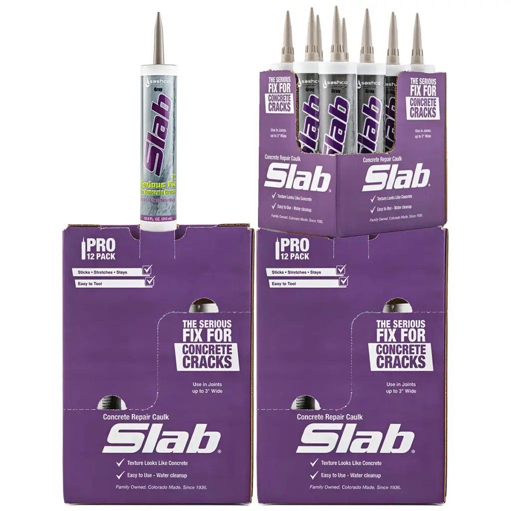 36Pack of 10.5 Oz Sashco 16210 Gray Sashco Concrete Sealant Caulk